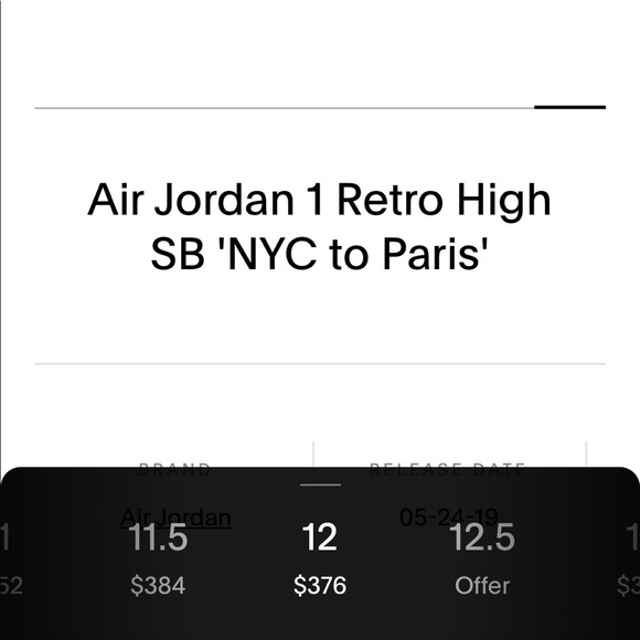 Air Jordan 1 Retro High SB 'NYC to Paris' - Picture 2 of 11